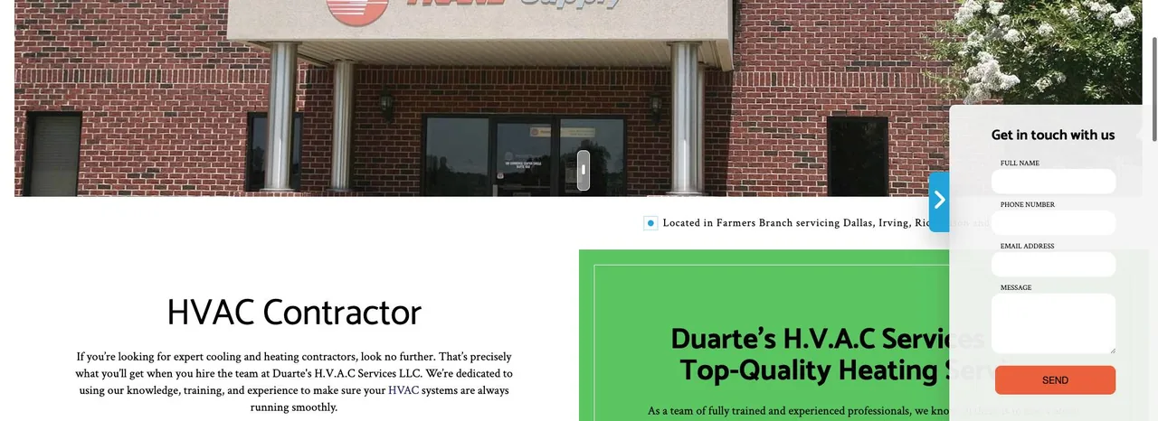Duarte's H.V.A.C Services LLC cover