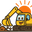 Sunrise Digger Zone logo