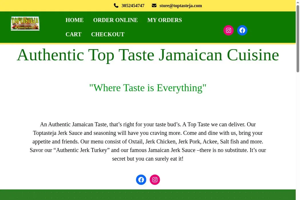Top Taste Jamaican cover