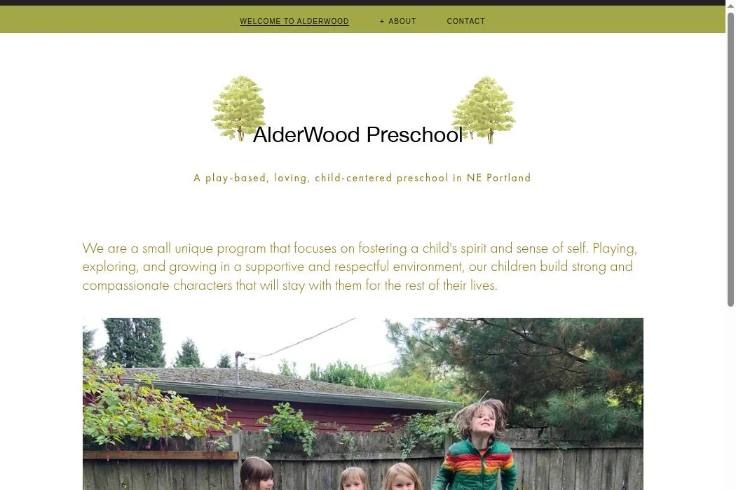 AlderWood Preschool cover