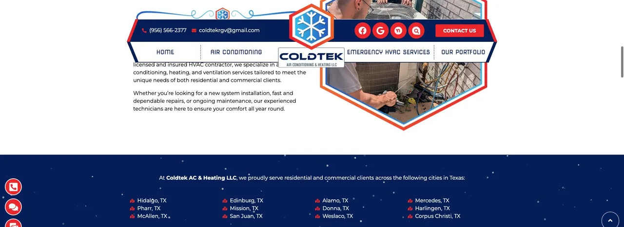 Coldtek Air Conditioning & Heating LLC cover