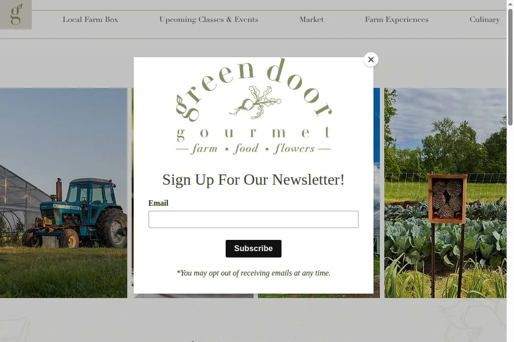 Green Door Gourmet cover