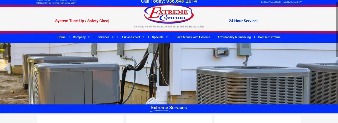 Extreme Comfort Heating & Cooling cover