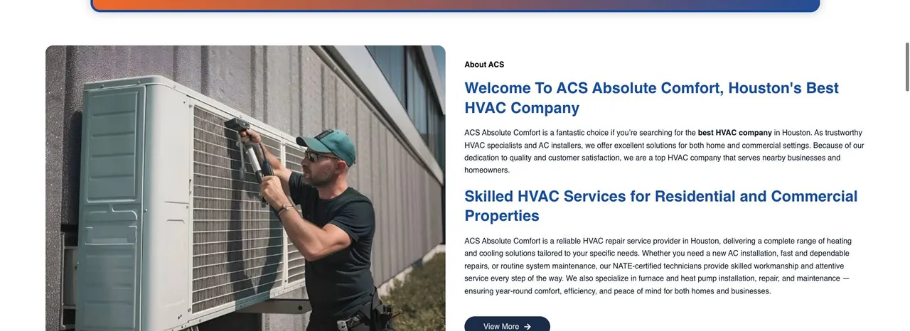ACS Absolute Comfort cover