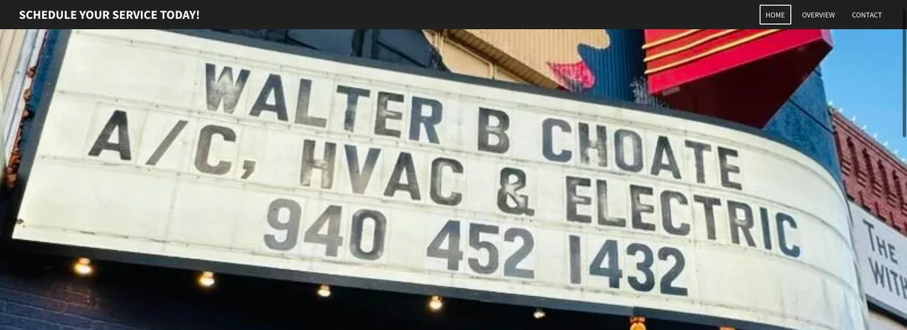 Walter B. Choate AC & Electrical cover
