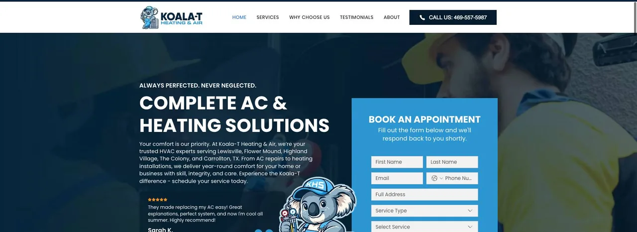 Koala‑T Heating & Air cover