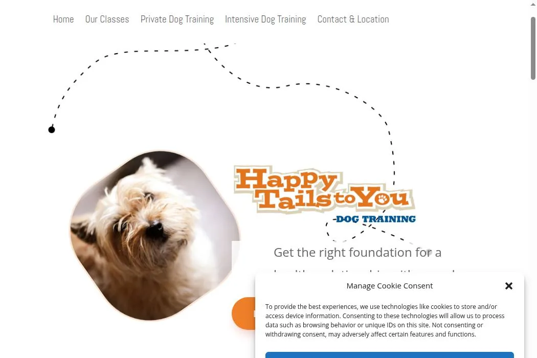 Happy Tails to You Dog Training cover