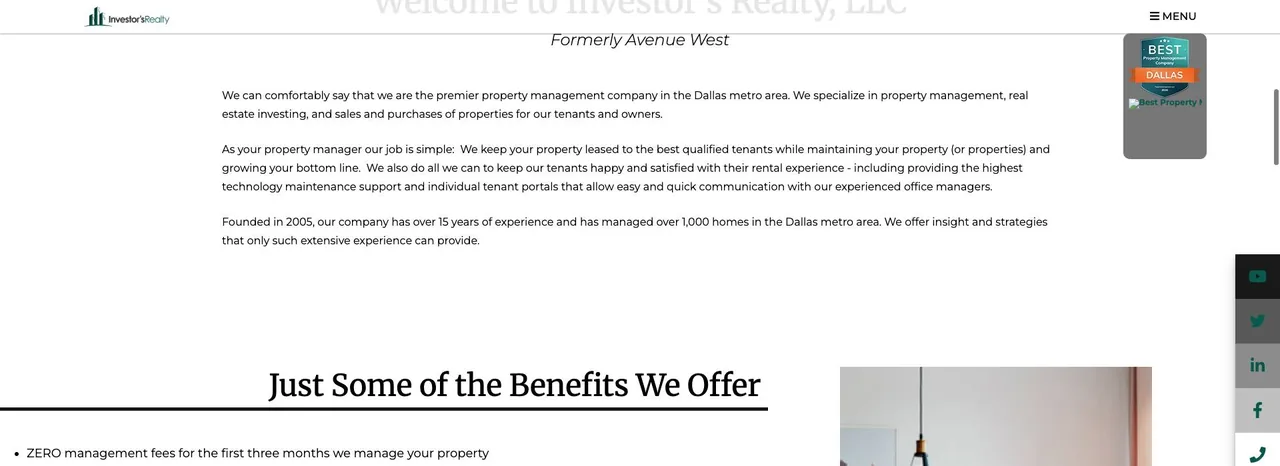 Investor's Realty, LLC cover