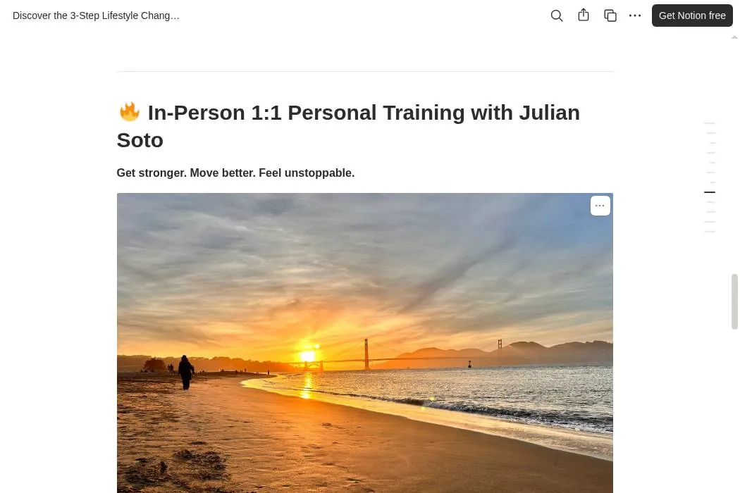 Julian Soto Personal Training cover