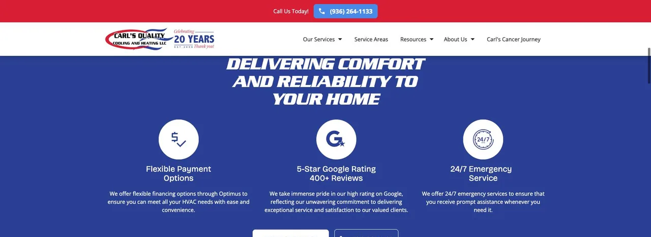 Carl's Quality Cooling and Heating LLC cover