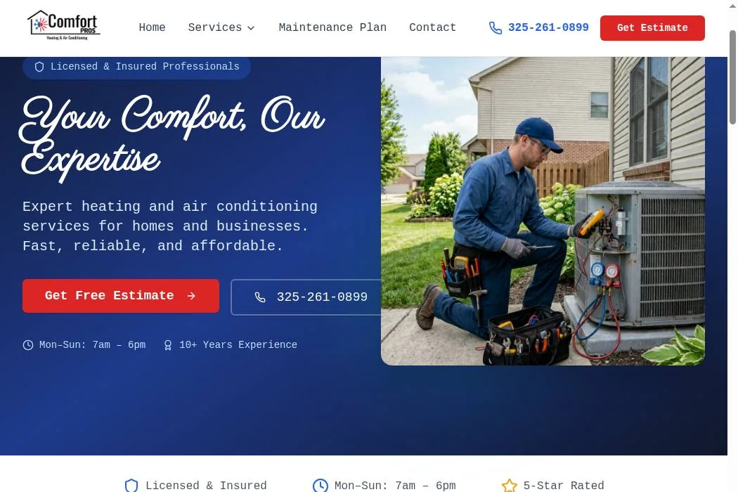 Comfort Pros cover