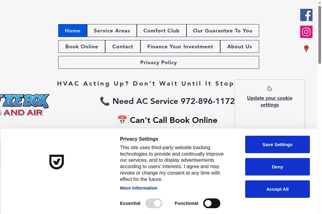 Comfort Ice Box Heating & Air, LLC cover