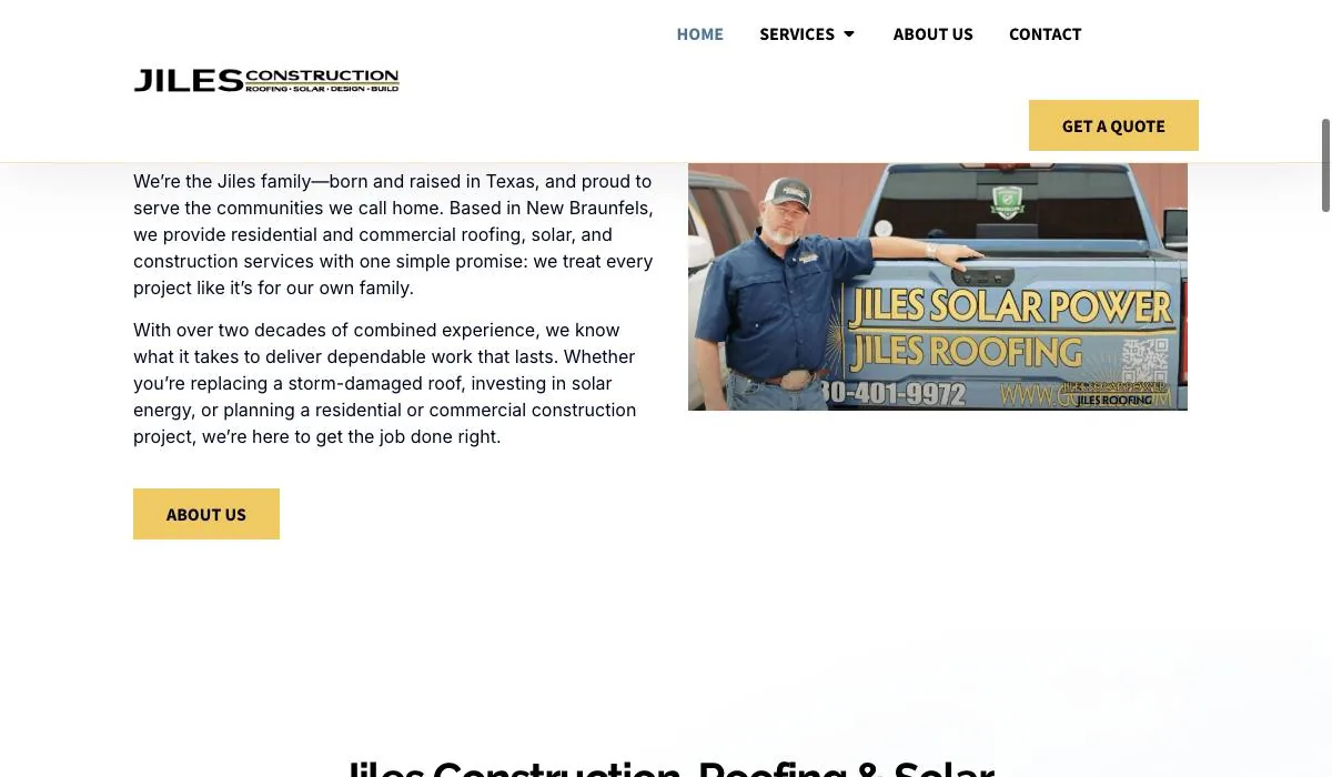 Jiles Construction cover