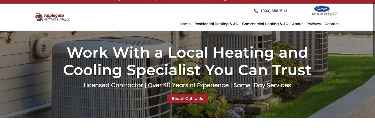 Applegate Heating & Air, LLC cover