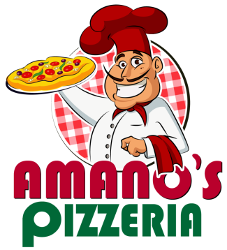 Amanos Pizza logo