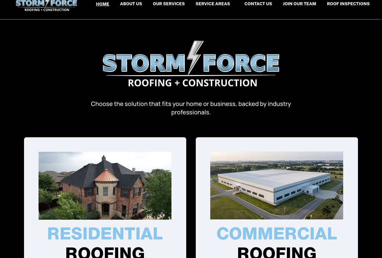 Storm Force Roofing + Construction cover