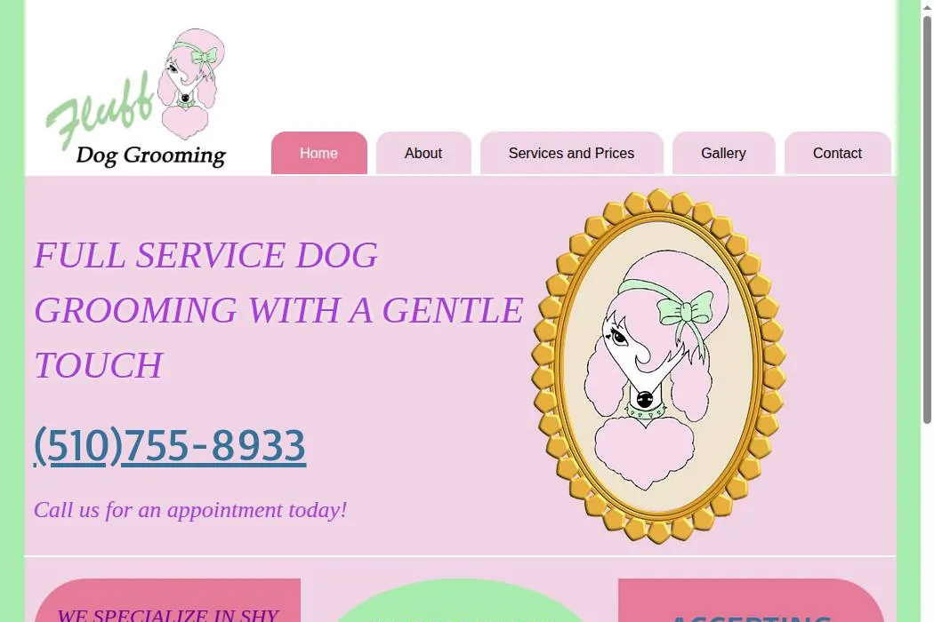 FLUFF DOG GROOMING cover