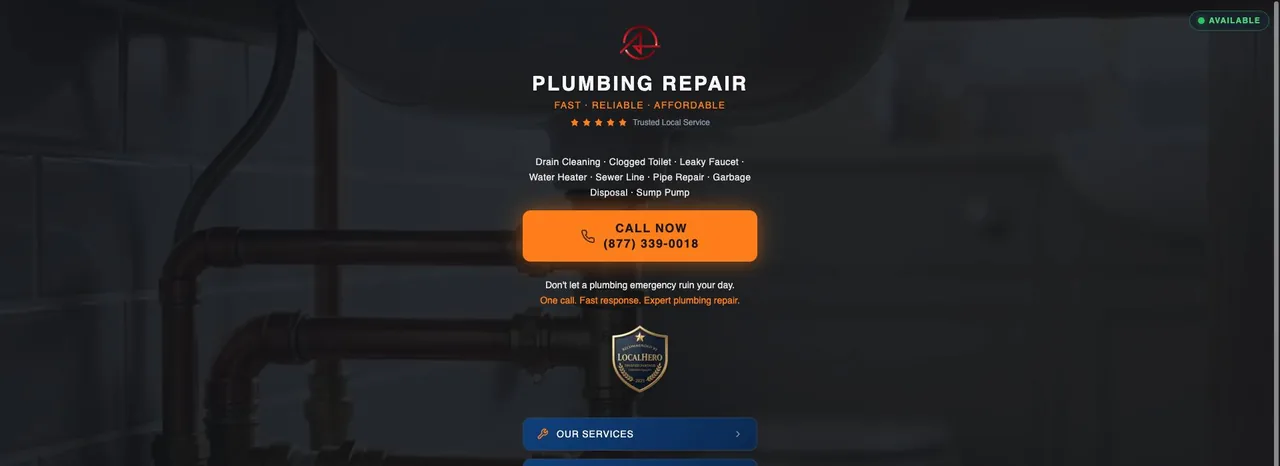 PLUMBING REPAIR cover