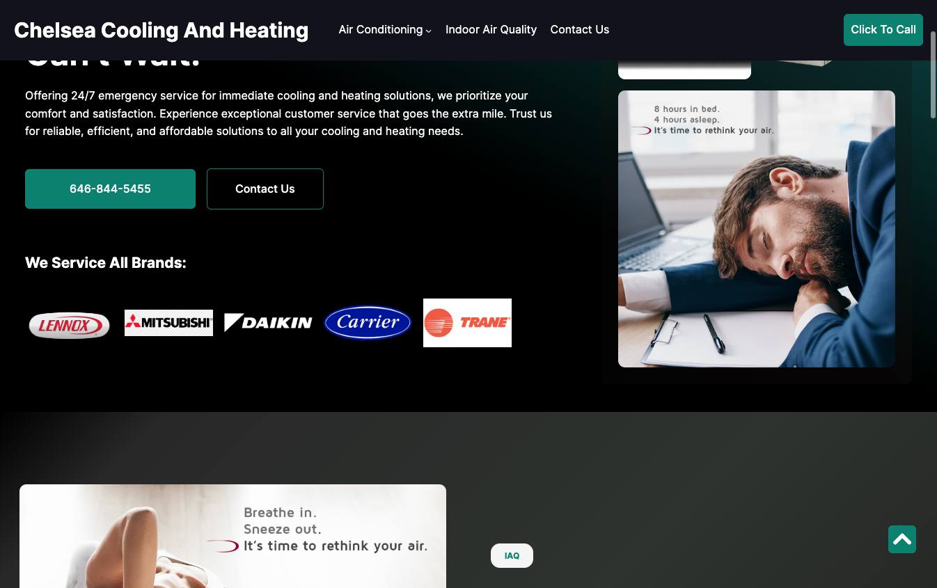 Chelsea Cooling and Heating cover
