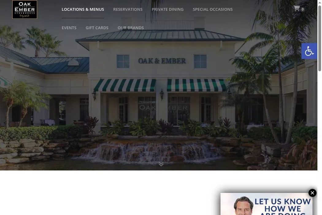 Oak & Ember Steakhouse cover