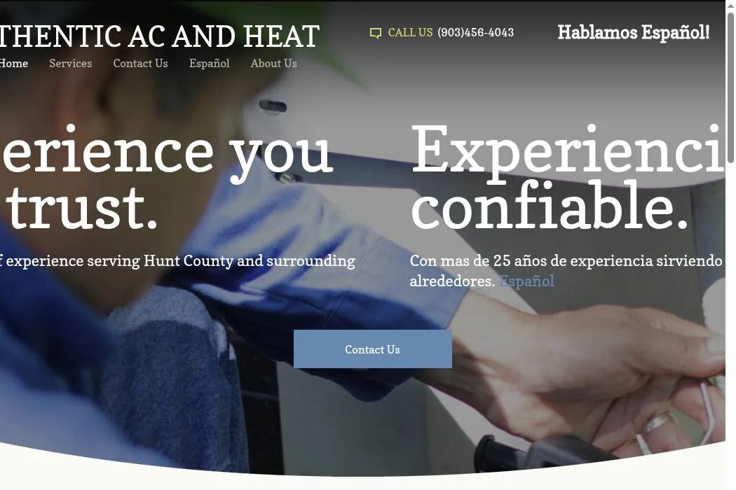 AUTHENTIC AC AND HEAT cover