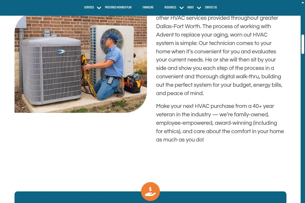 Advent Air Conditioning, Inc. cover