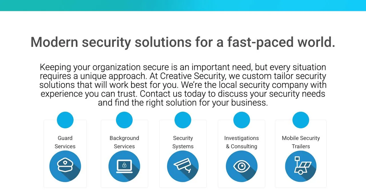 Creative Security Company cover