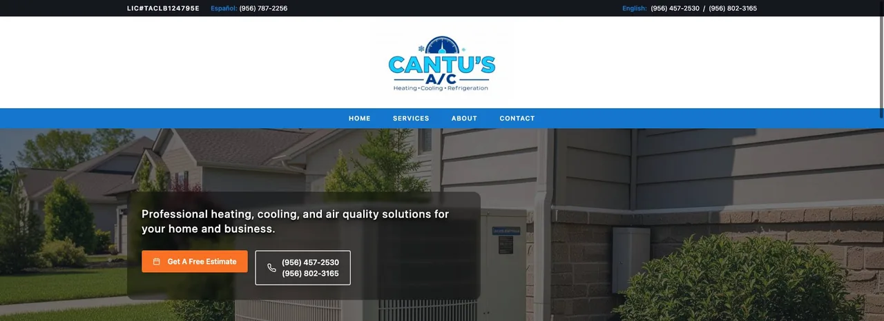 Cantu's A/C cover