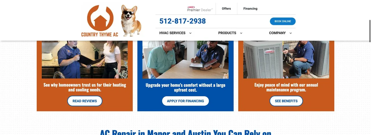 Country Thyme AC & Home Services cover