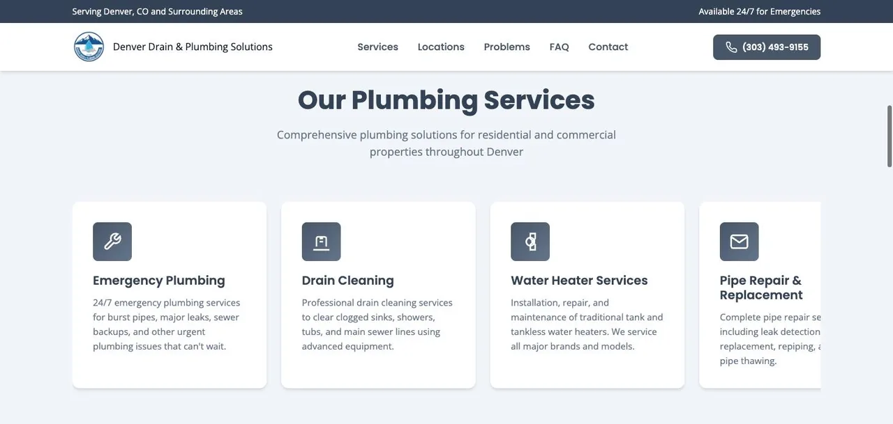 Denver Drain & Plumbing Solutions cover