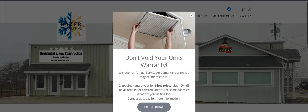 Baker A/C & Heating, LLC cover