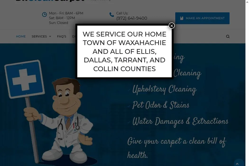 Dr. Clean Carpet cover
