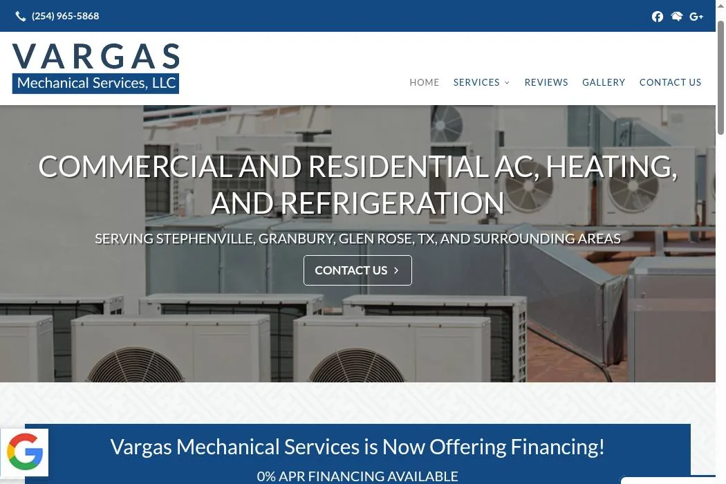 Vargas Mechanical Services, LLC cover