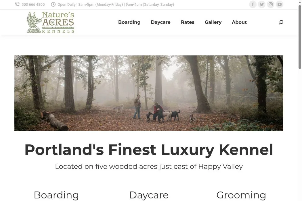 Nature's Acres Kennel cover