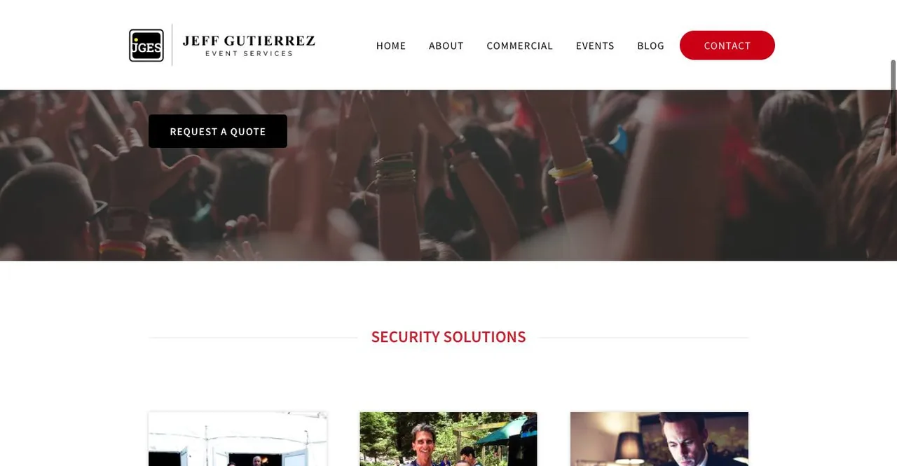 Jeff Gutierrez Event Security Guard cover