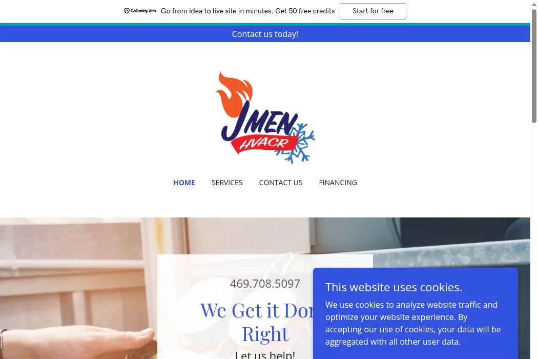 JMEN HVAC & REFRIGERATION cover