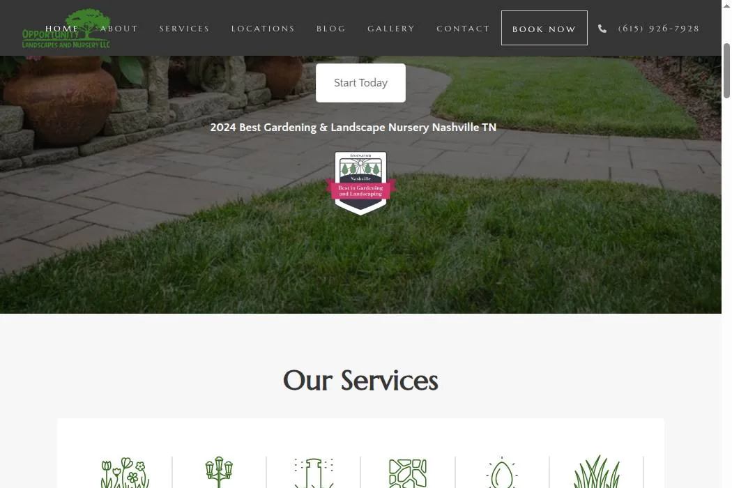Opportunity Landscapes and Nursery LLC cover