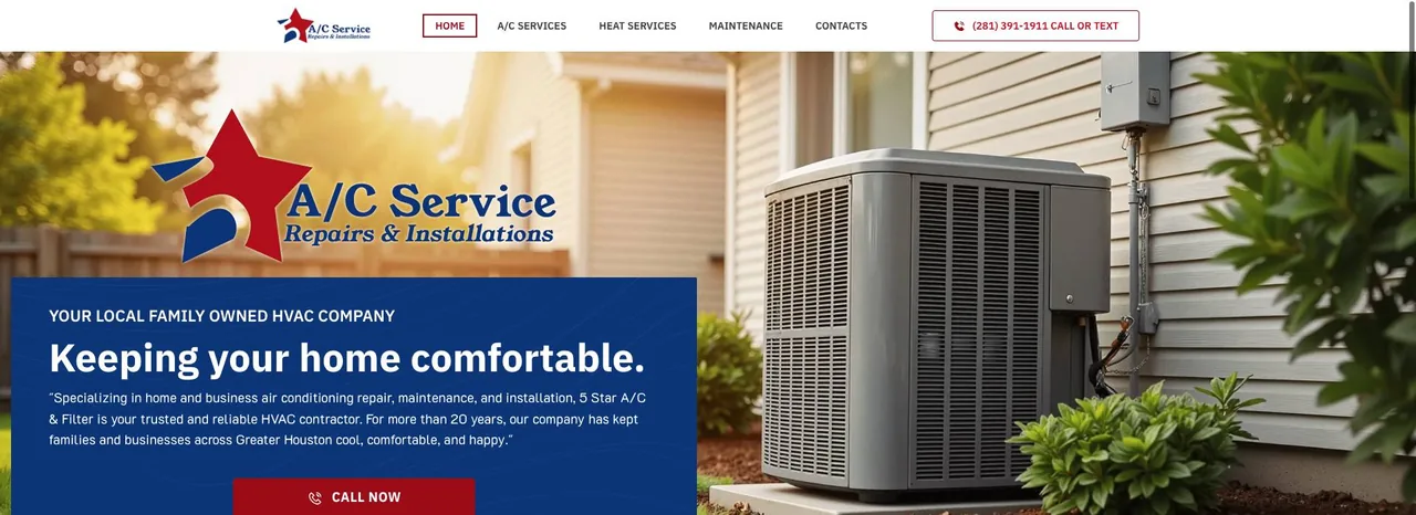 5 Star A/C & Filter cover