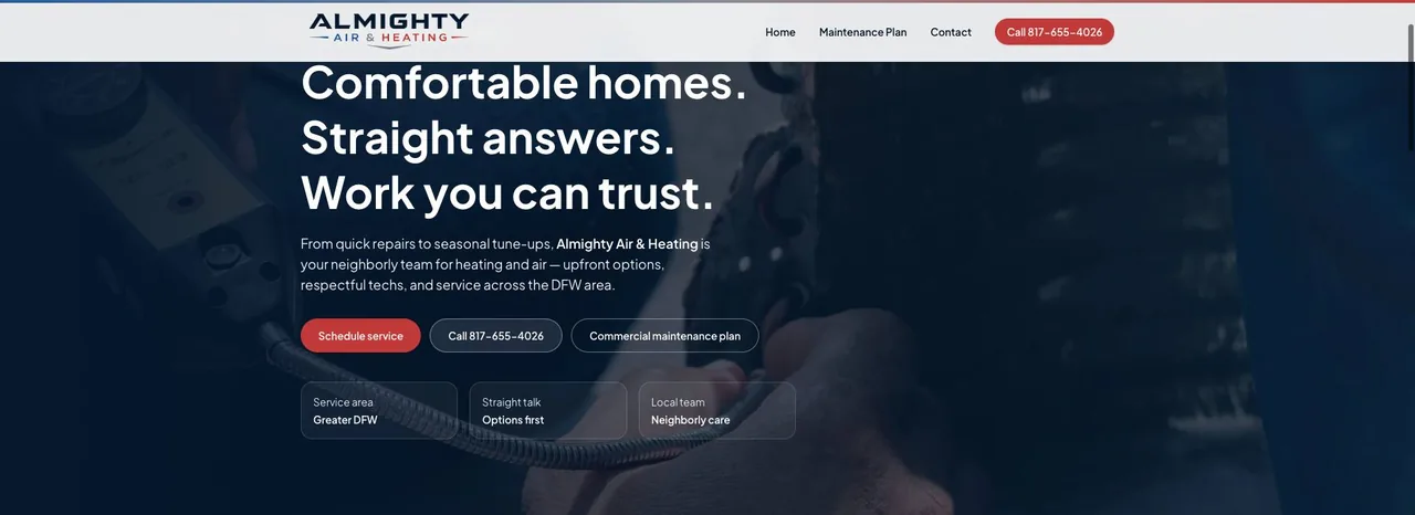 Almighty Air & Heating cover