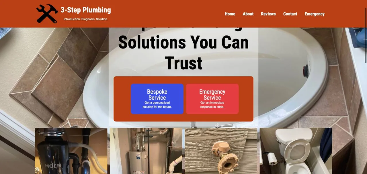 3-Step Plumbing cover