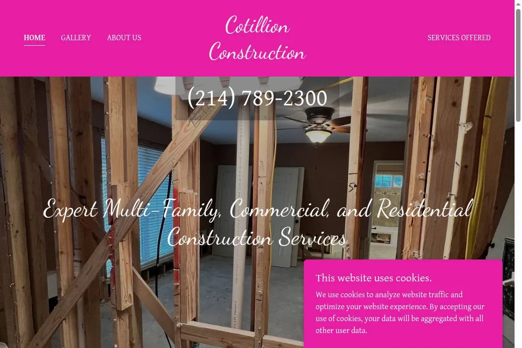 Cotillion Construction cover