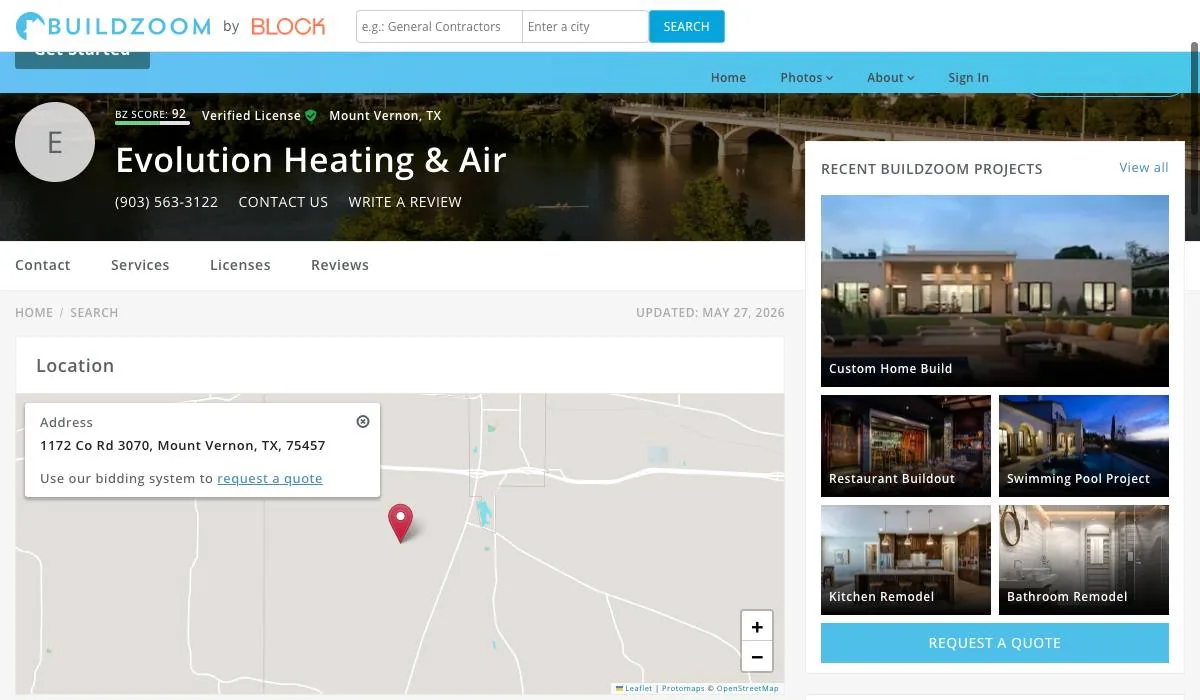 Evolution Heating & Air cover