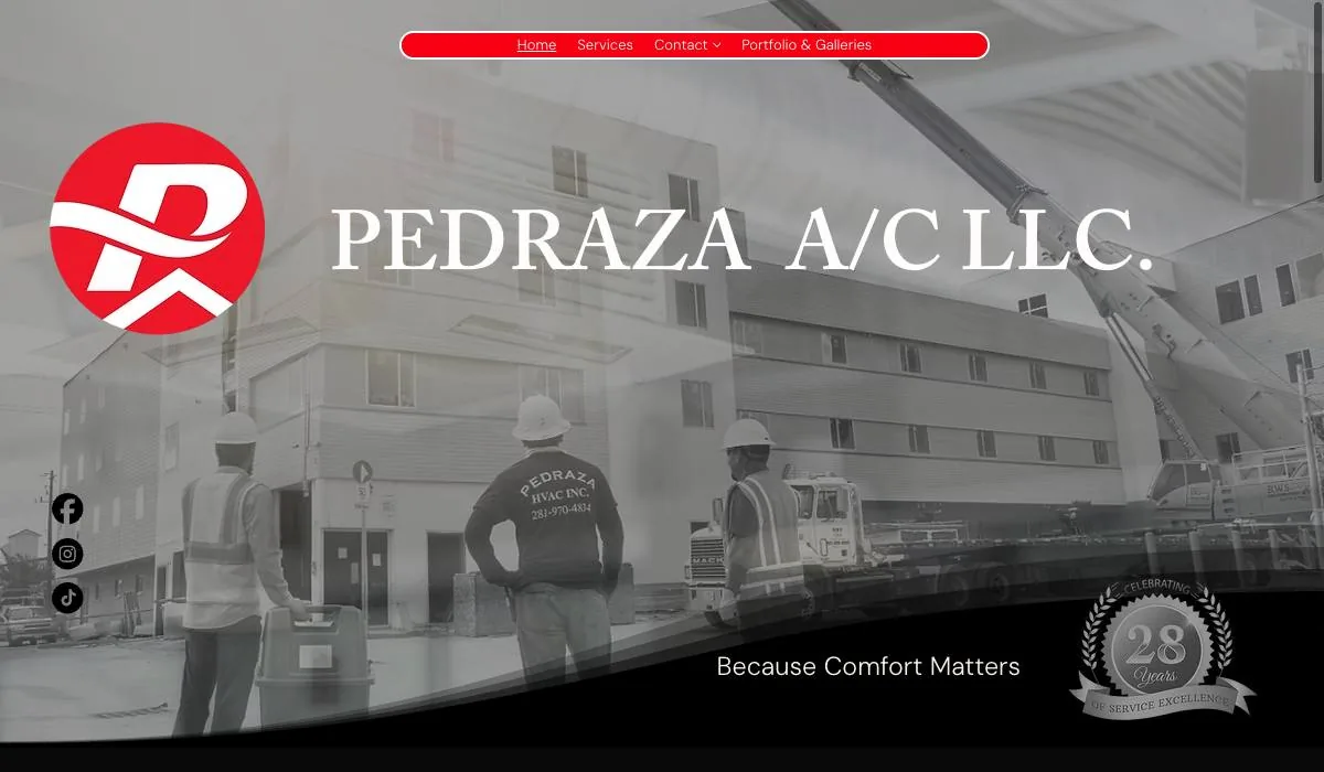 PEDRAZA A/C LLC. cover