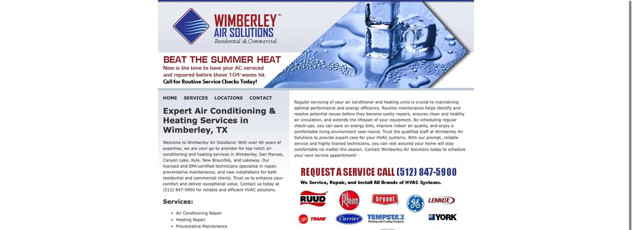 Wimberley Air Solutions cover