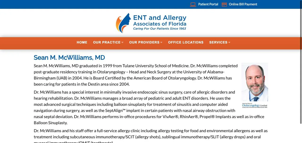 ENT and Allergy Associates of Florida cover
