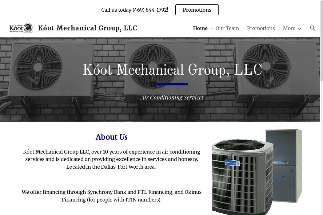 Kóot Mechanical Group, LLC cover