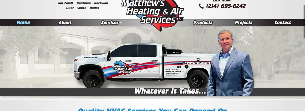 Matthew's Heating and Air Services, LLC cover