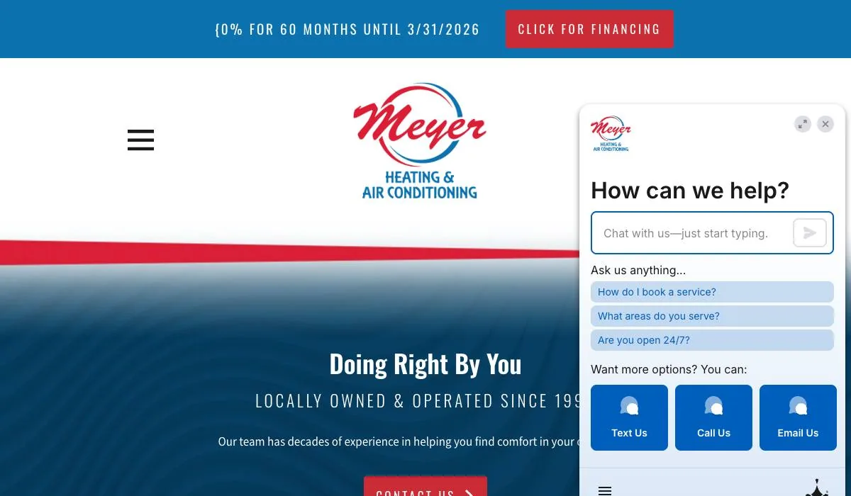 Meyer Heating & Air cover