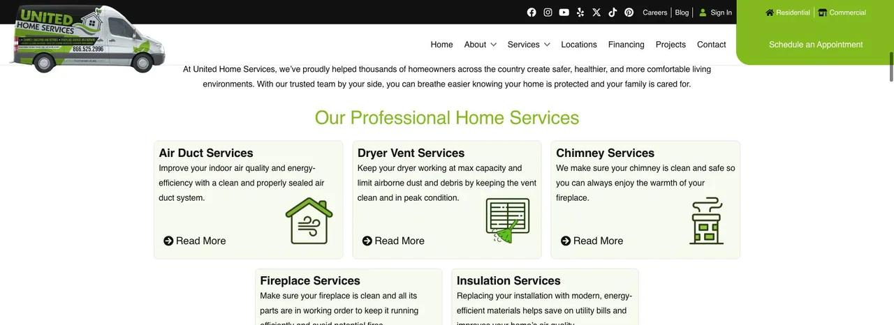 United Home Services cover
