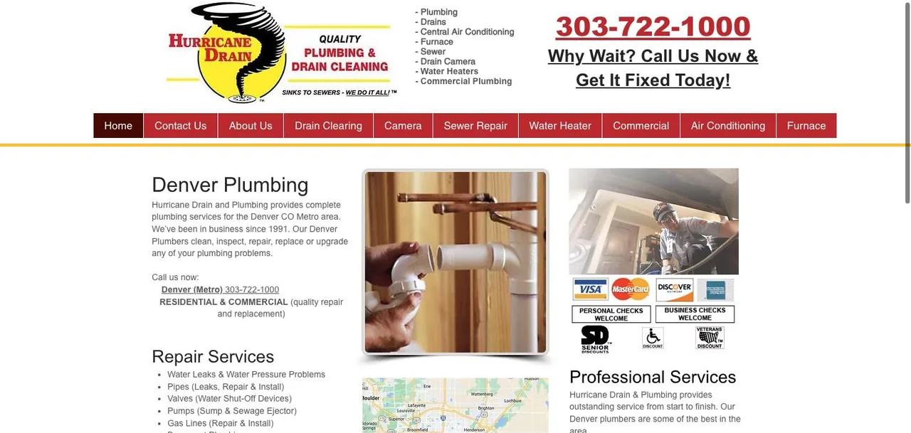 Hurricane Drain & Plumbing, LTD cover